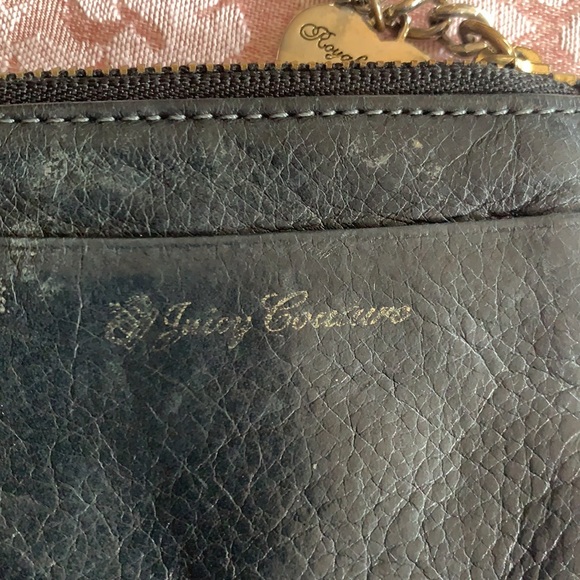 Juicy couture leather change purse key ring - Picture 2 of 4